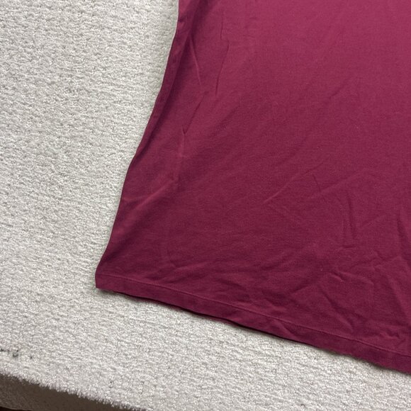 Michael Kors Polo Shirt Burgundy Red Short Sleeve Casual Rugby Mens Sz L Preppy - Picture 5 of 11